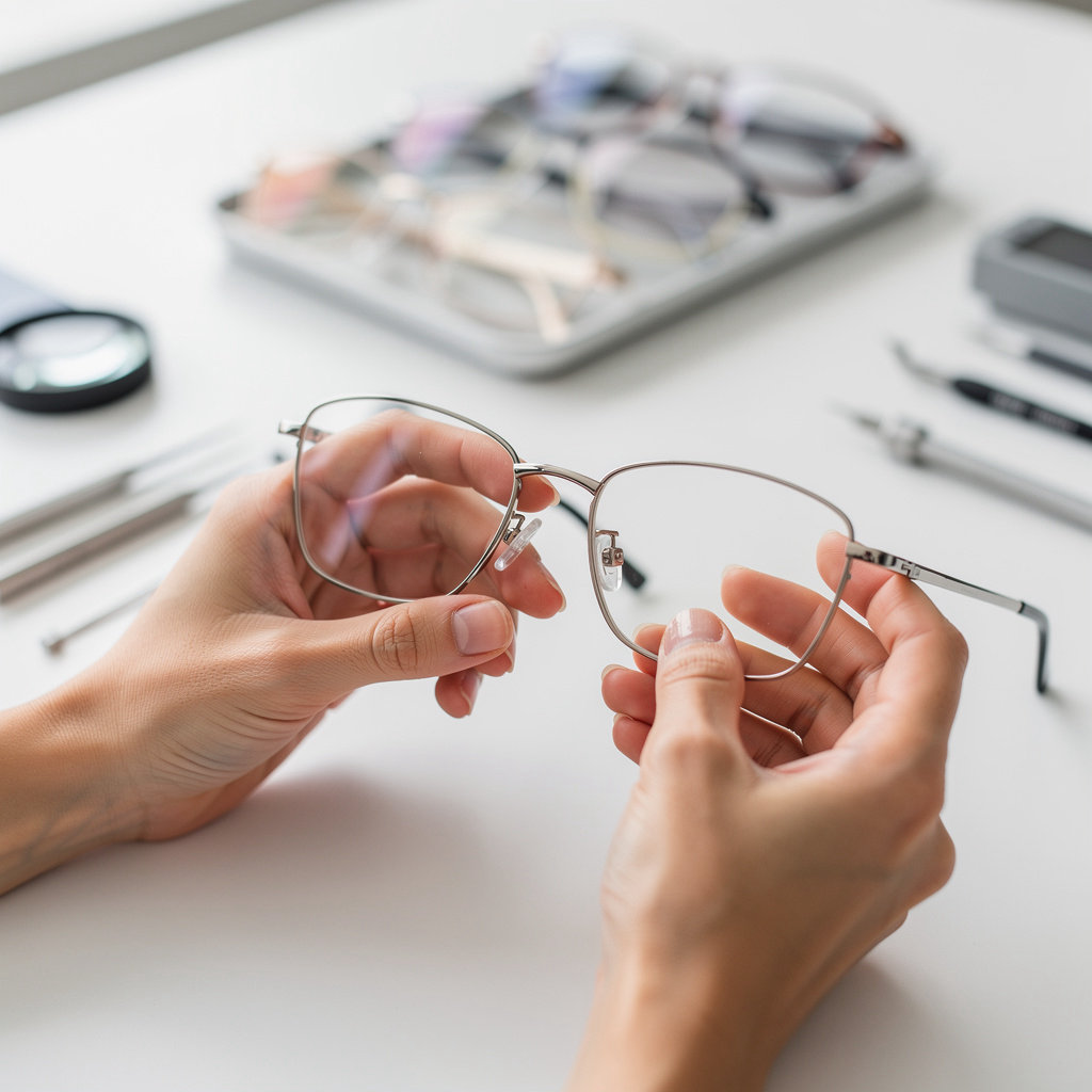 Eye Care Plus in San Diego showcases a diverse collection of modern and classic eyeglass frames for men, women, and kids
